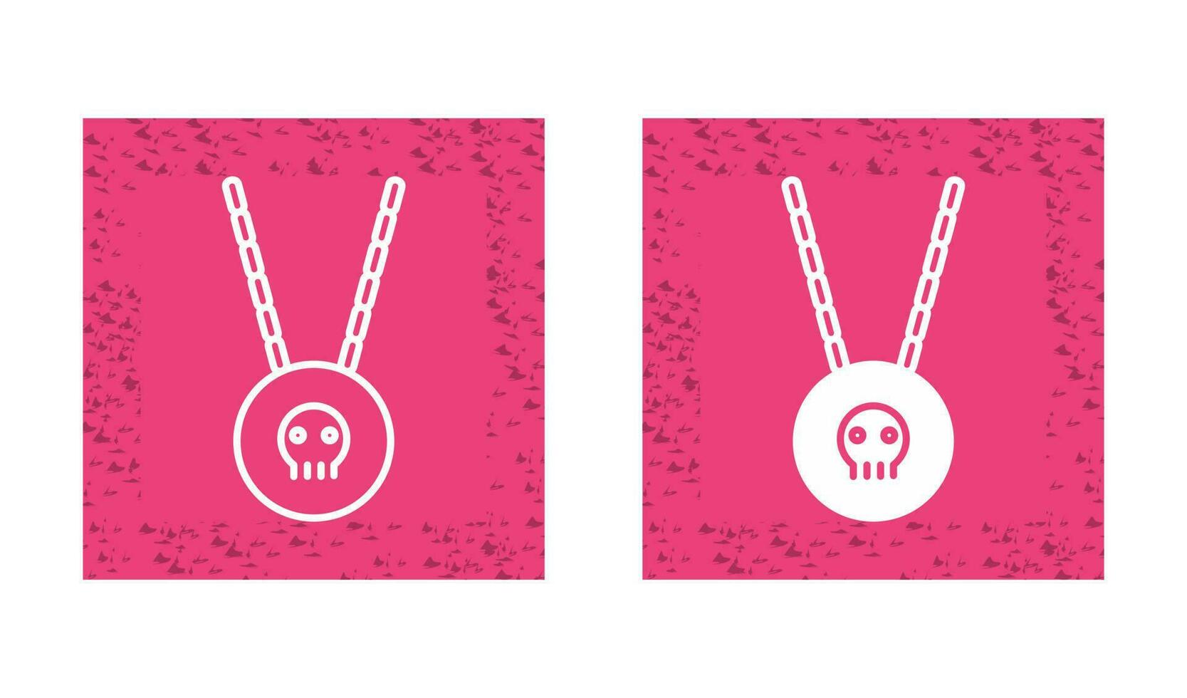 Pirate Necklace Vector Icon