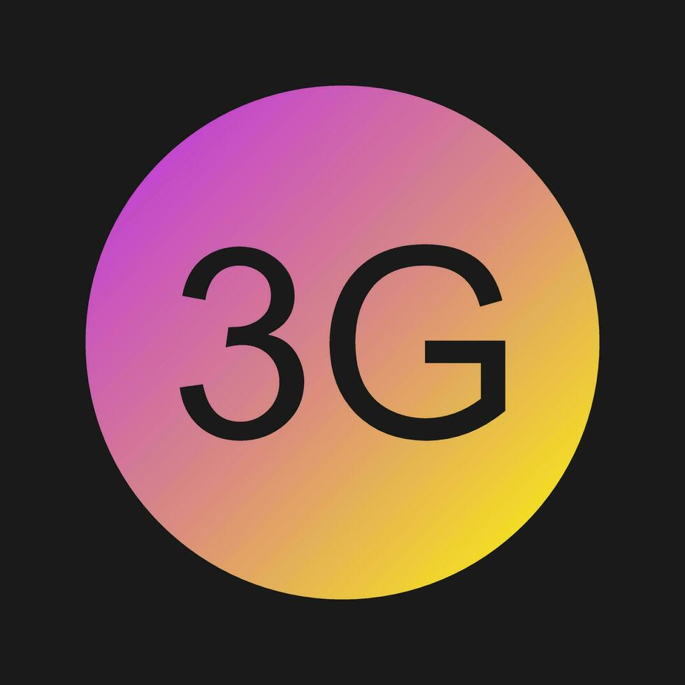 icono de vector 3g