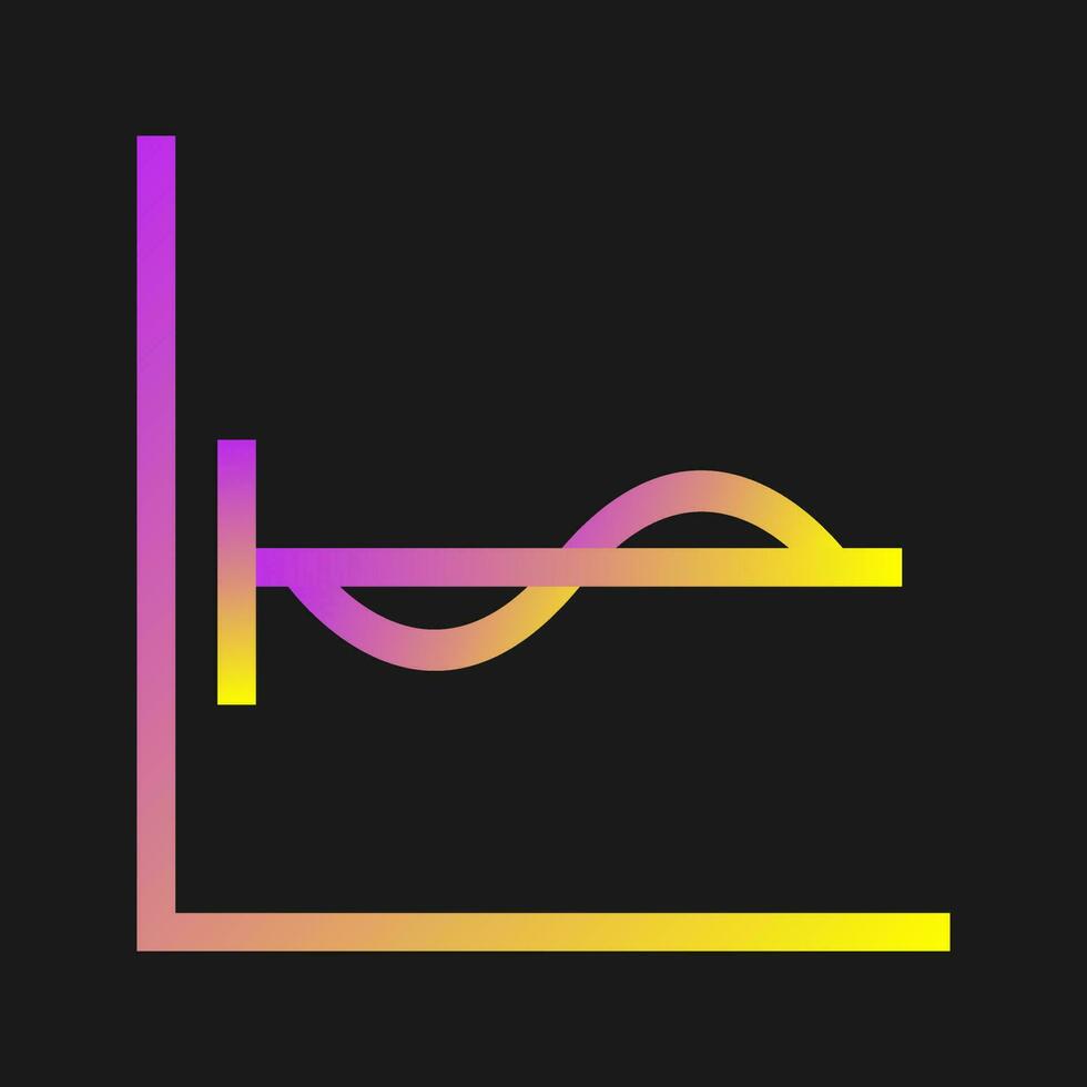 Cosine Graph Vector Icon