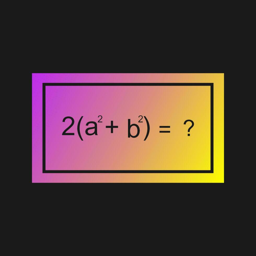 Solving Formula Vector Icon