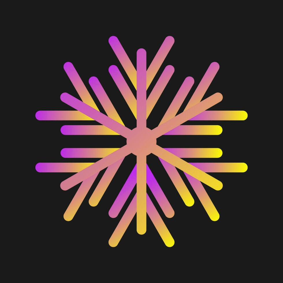 Snowflake Vector Icon