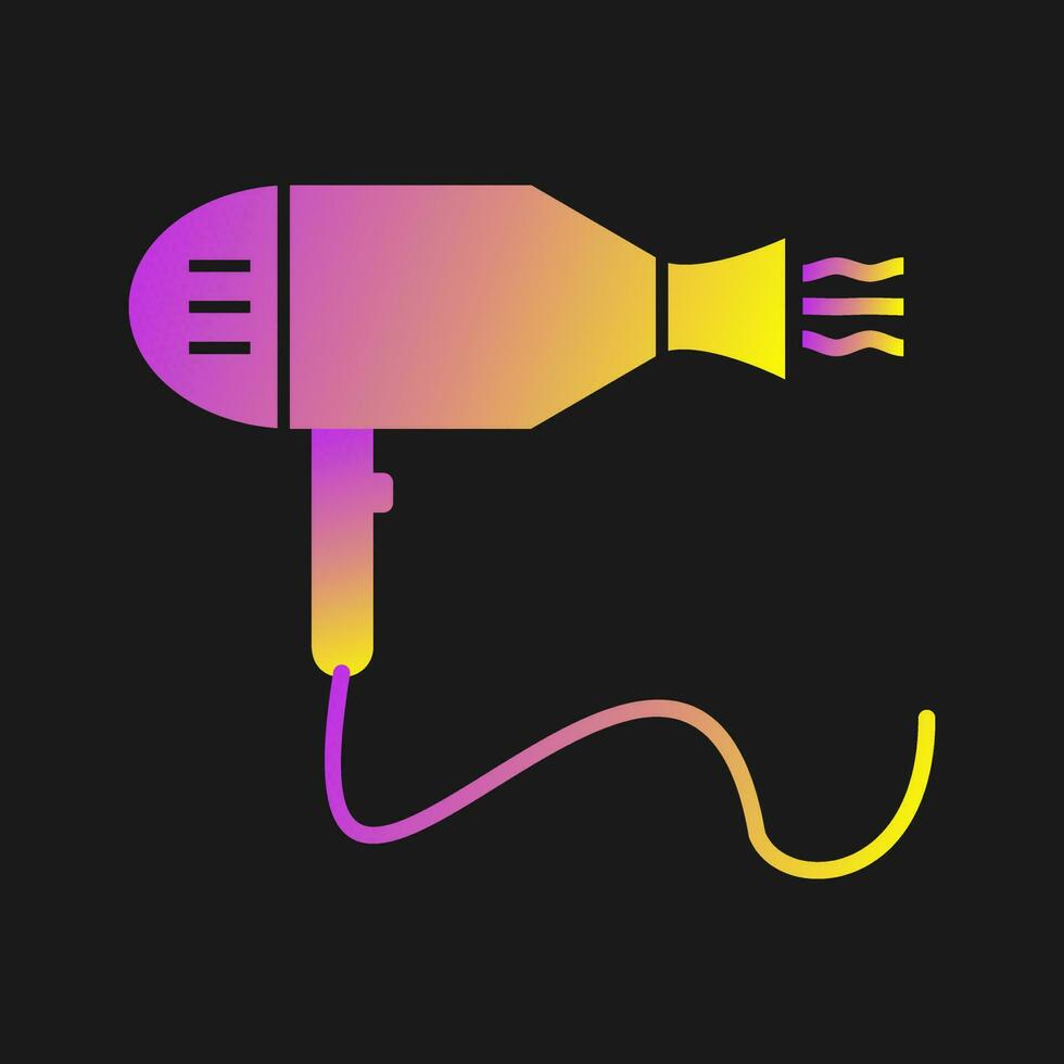 Hair Dryer Vector Icon