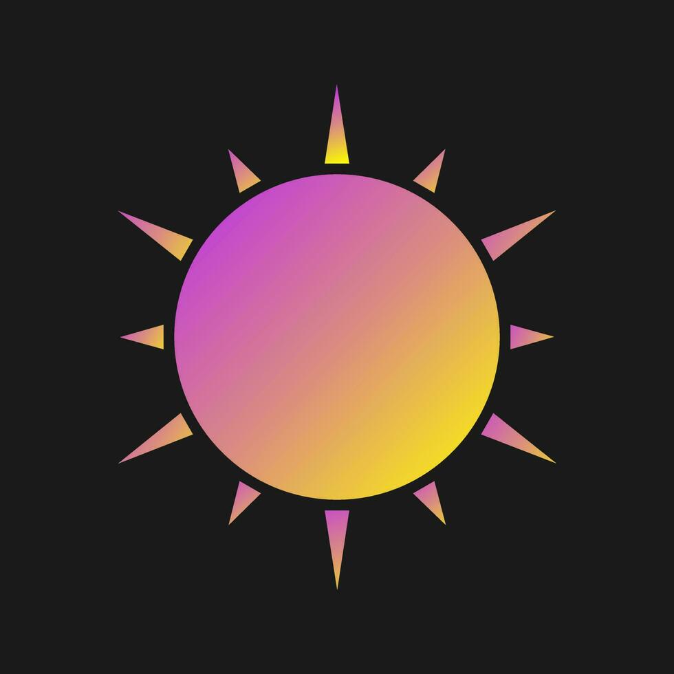 Sun Vector Icon