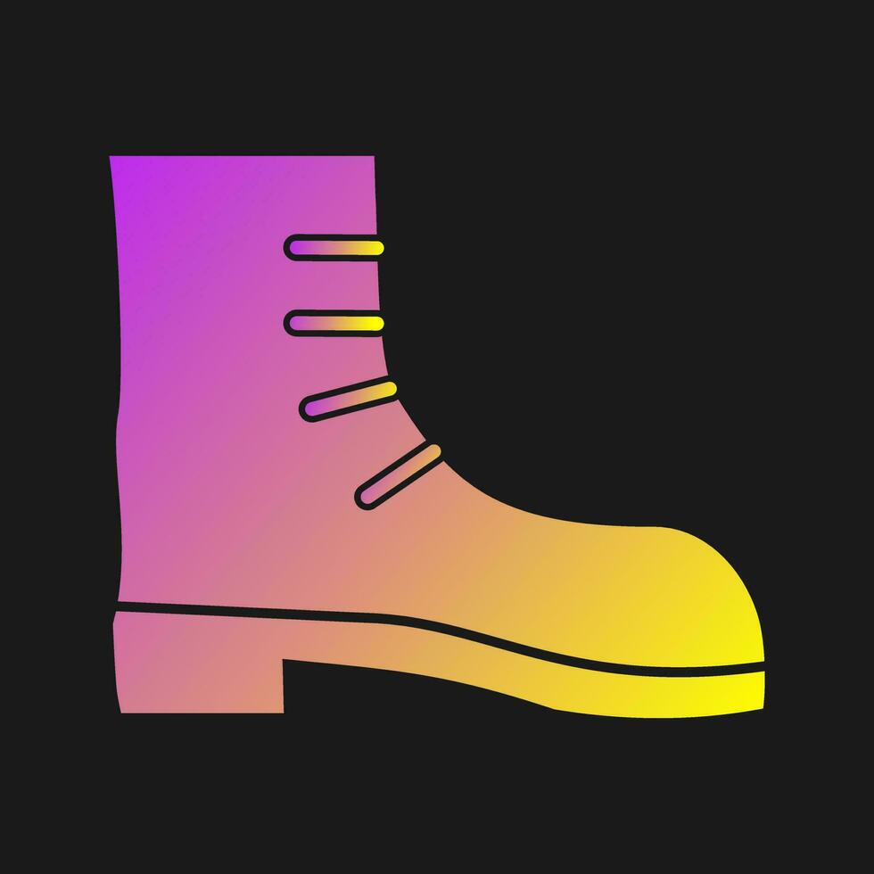 Camping Boot Vector Icon