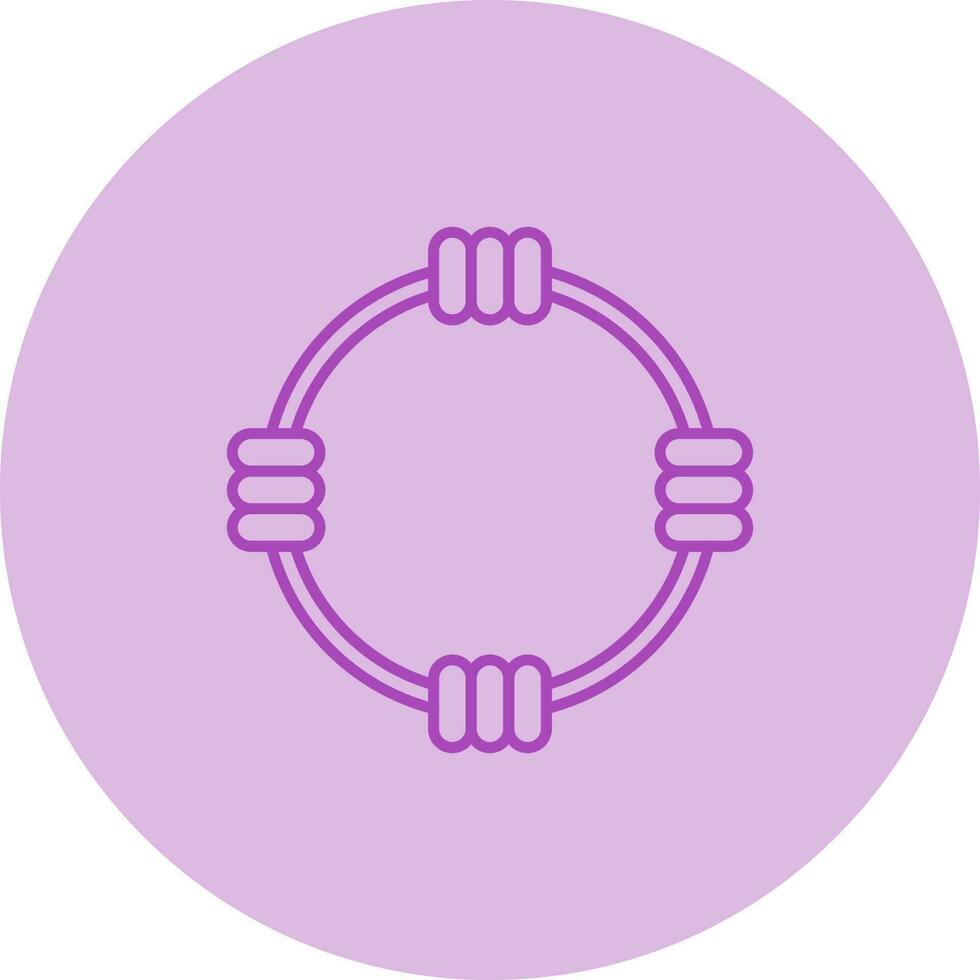 Hula Hoop Vector Icon