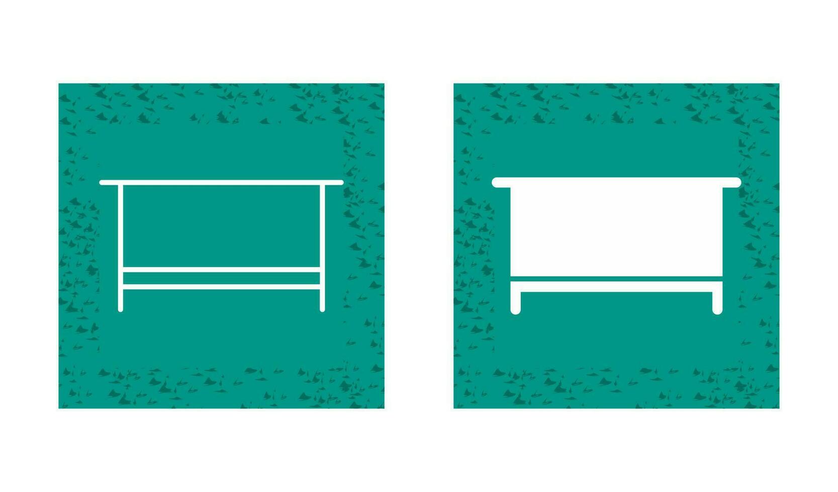 Simple Desk Vector Icon