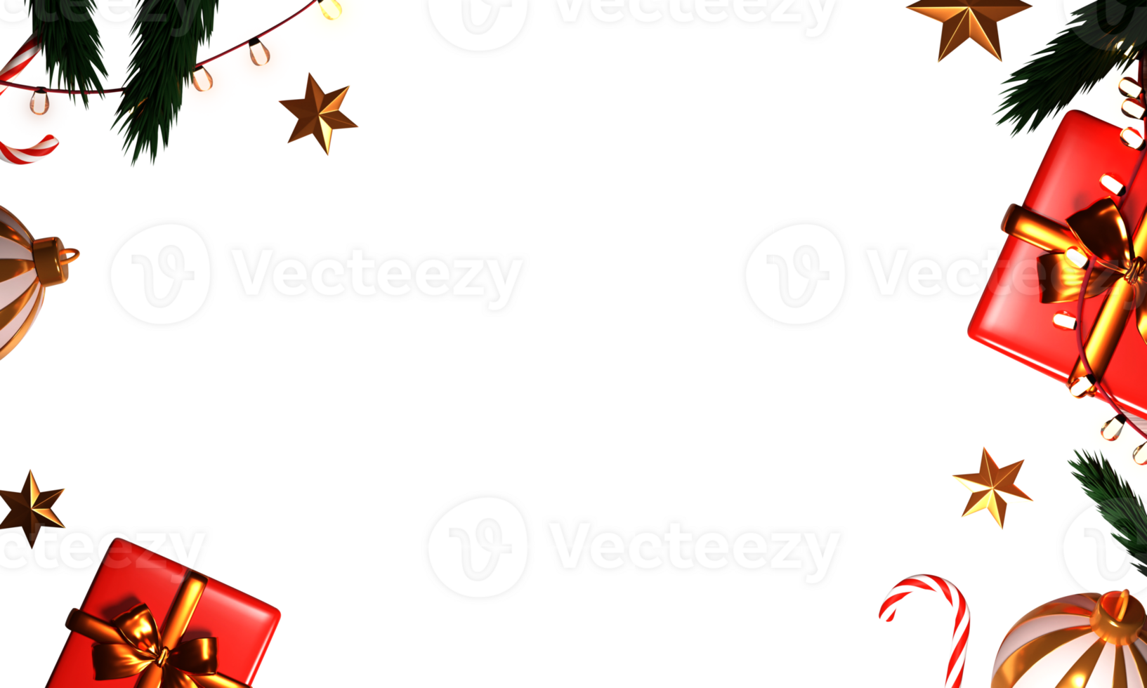 3D Render of Festival Elements. png