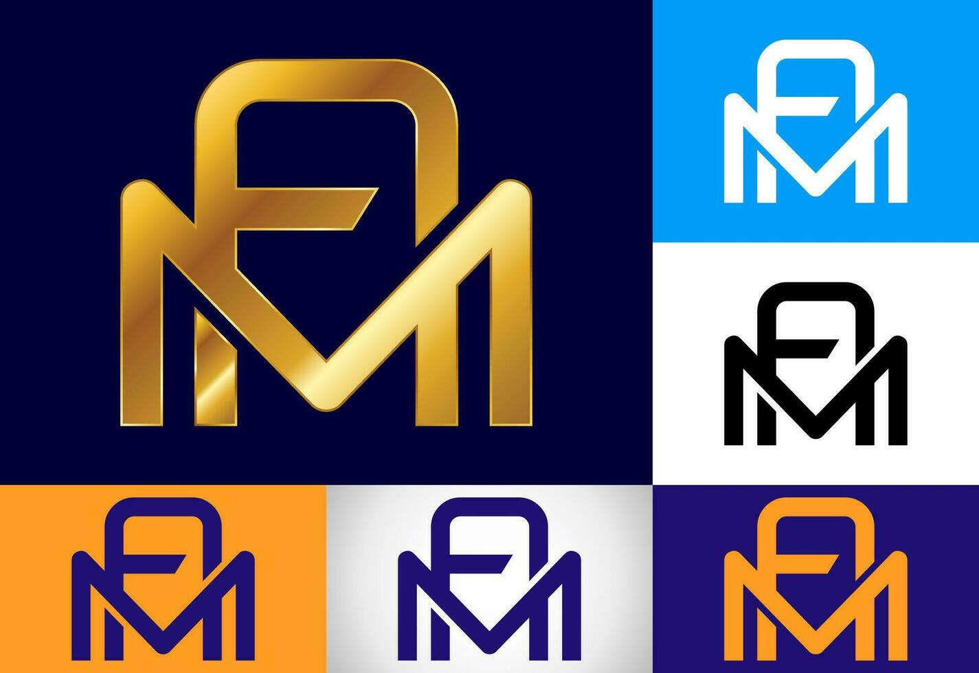 Initial Letter M A Logo Design Vector. Graphic Alphabet Symbol For Corporate Business Identity vector