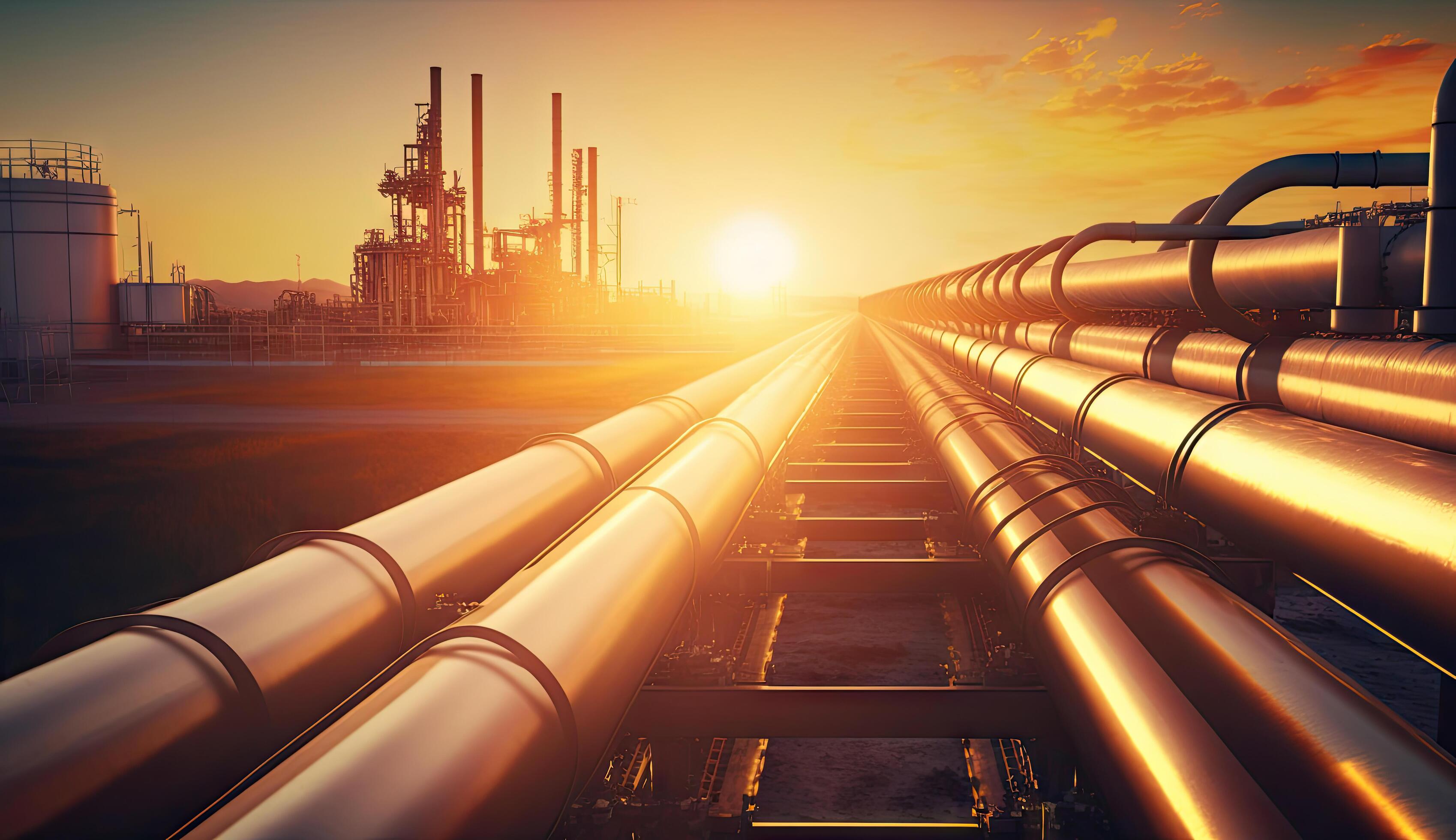 Industry pipeline or rack transport petrochemical gas and oil Industry pipeline or rack transport petrochemical gas and oil