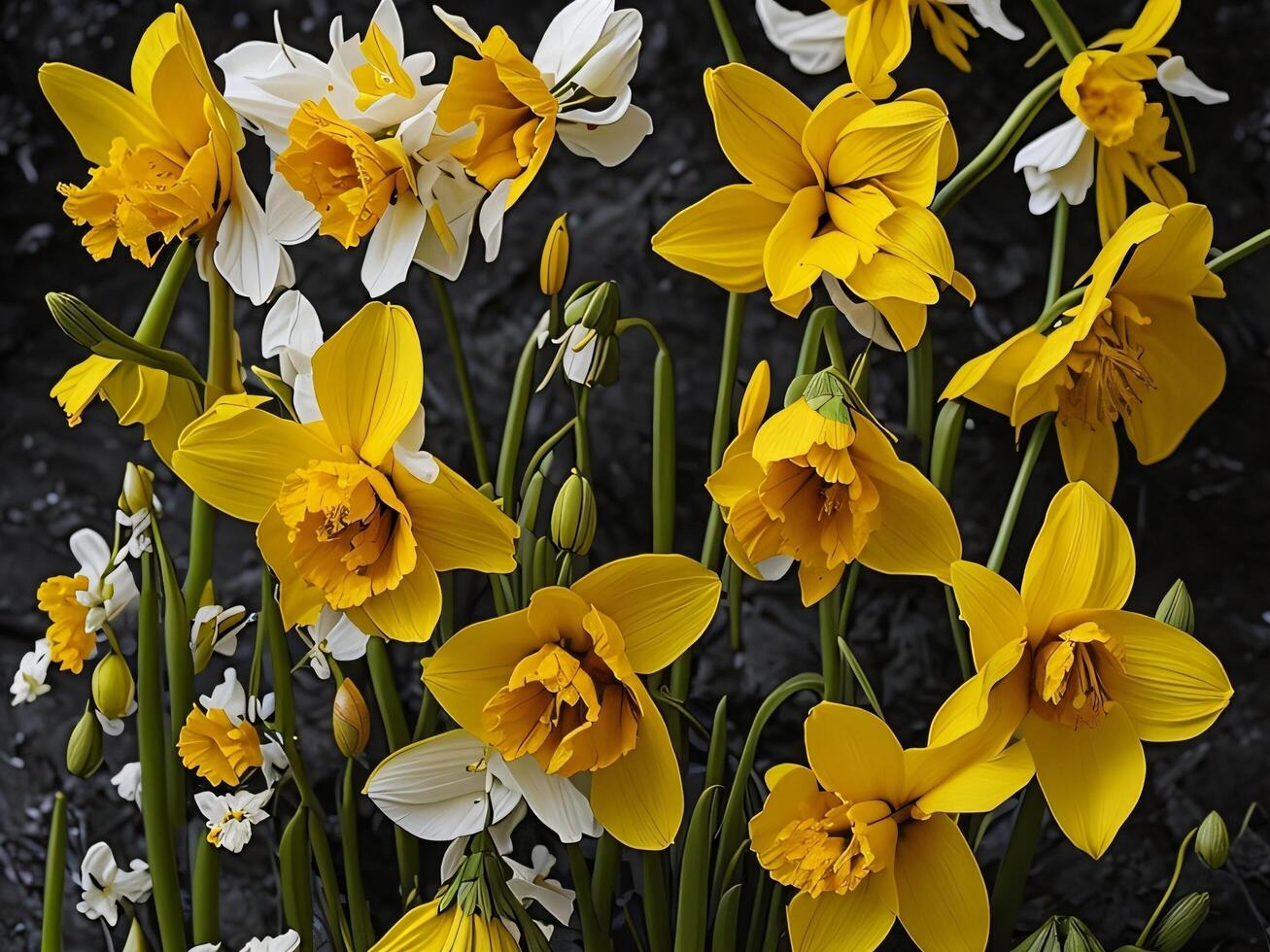 Romantic Daffodil flower photo