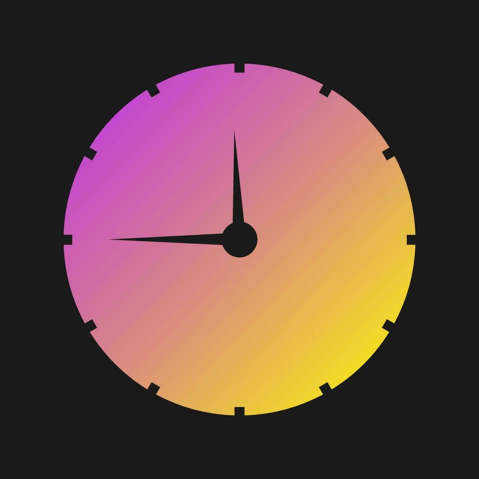 Wall Clock Vector Icon