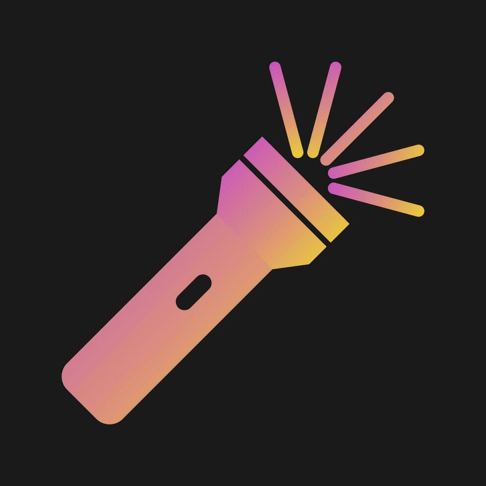 Flashlight Vector Icon