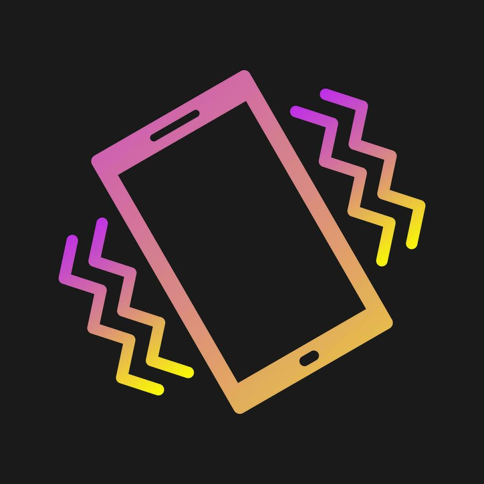 Vibration mode Vector Icon