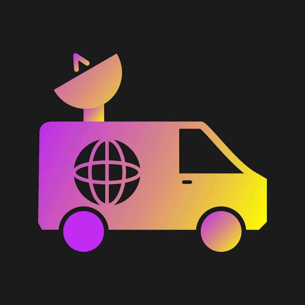 News Van Vector Icon