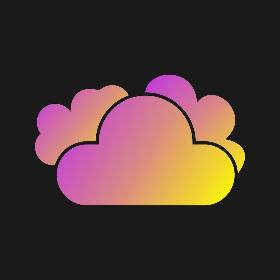 Cloudy Weather Vector Icon