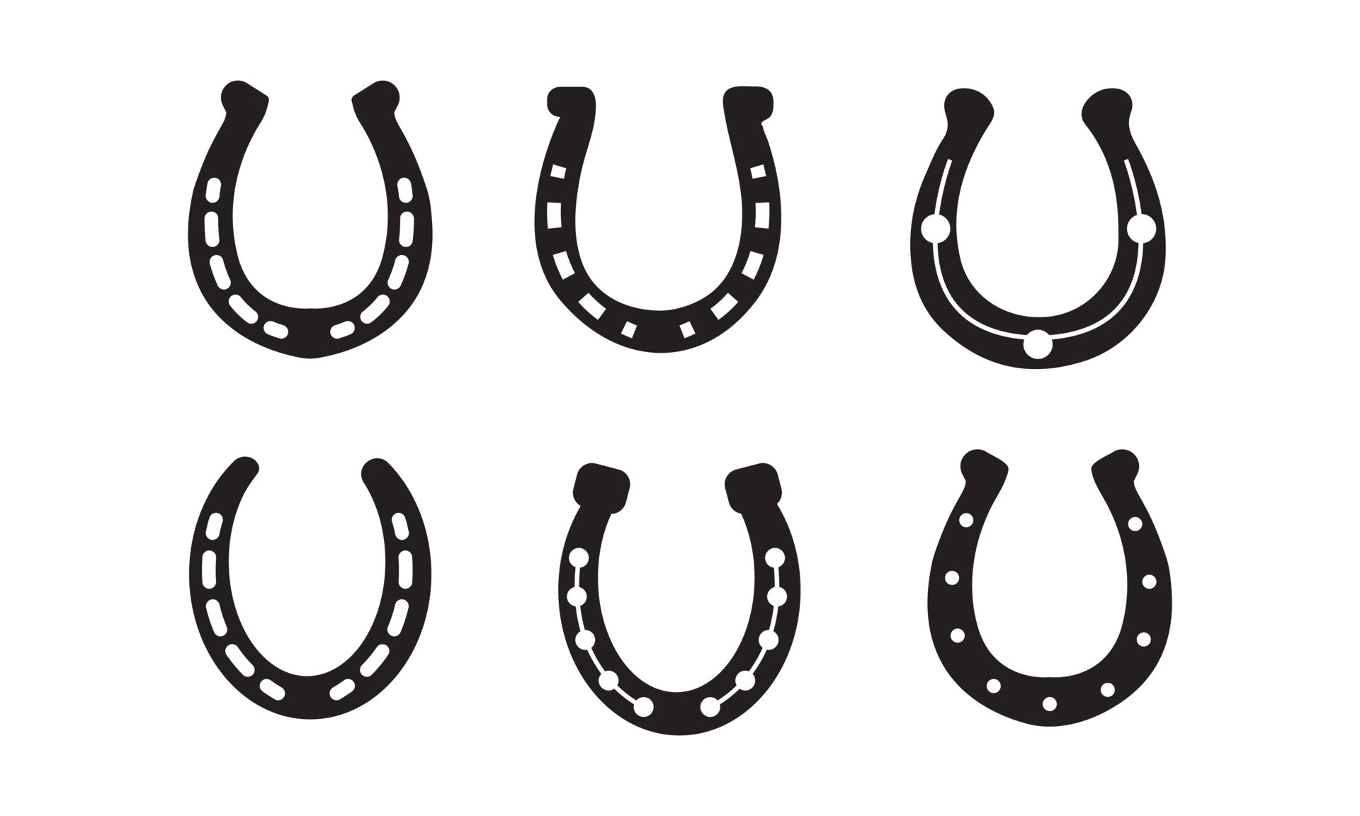 Horseshoe icon set. Luck symbol. Vector illustration 23752633 Vector