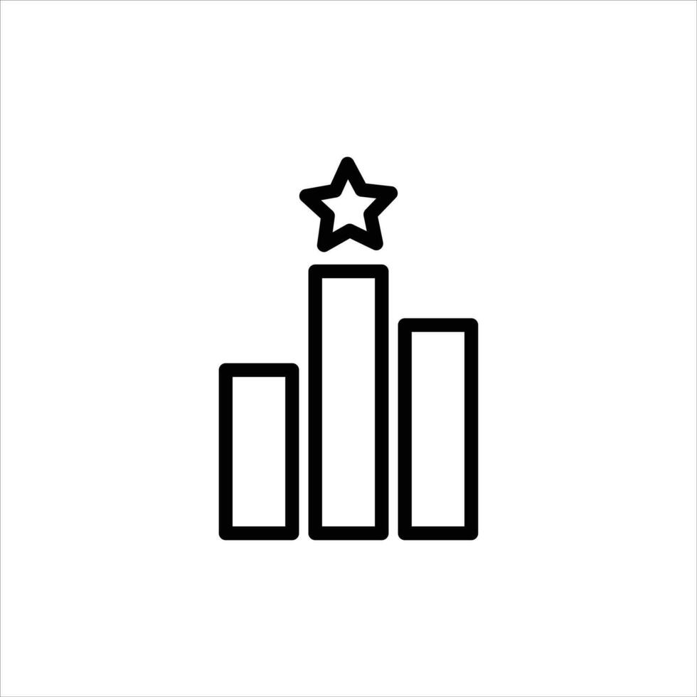winner in flat design style vector
