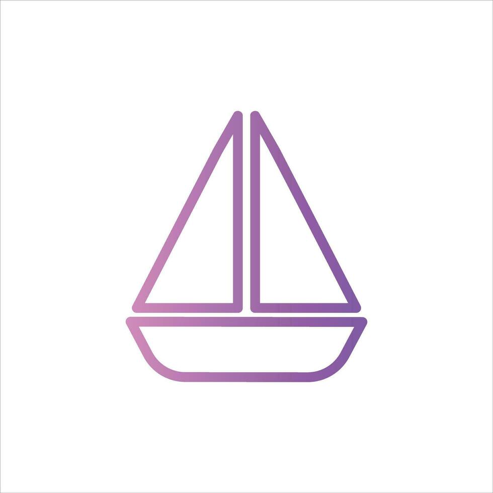 ship in flat design style vector