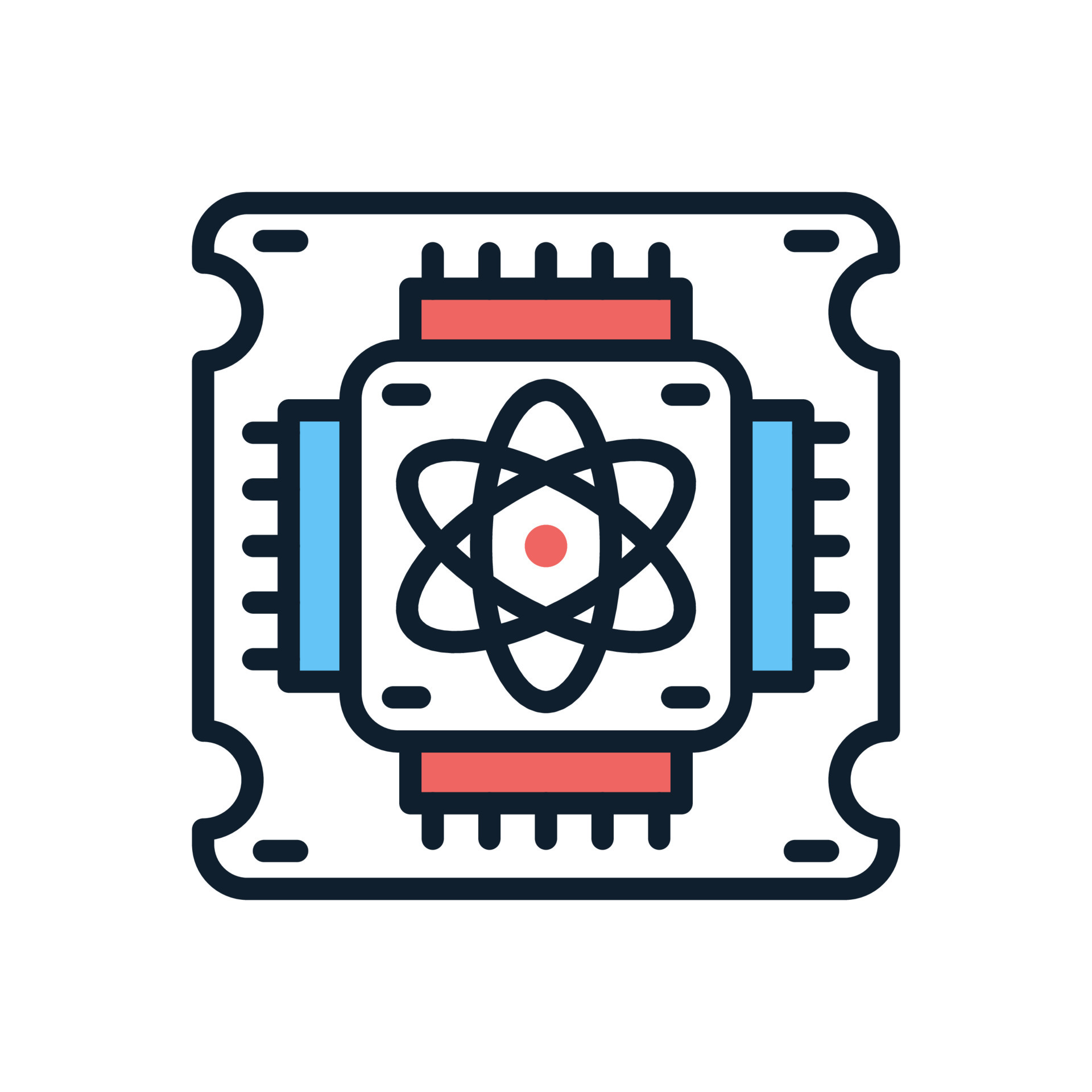 Quantum Computer icon in vector. Illustration 23752827 Vector Art at ...