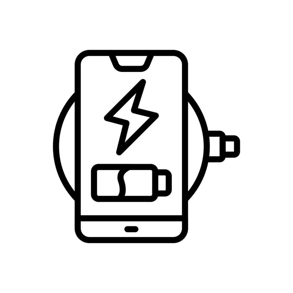 Wireless Charging icon in vector. Illustration vector