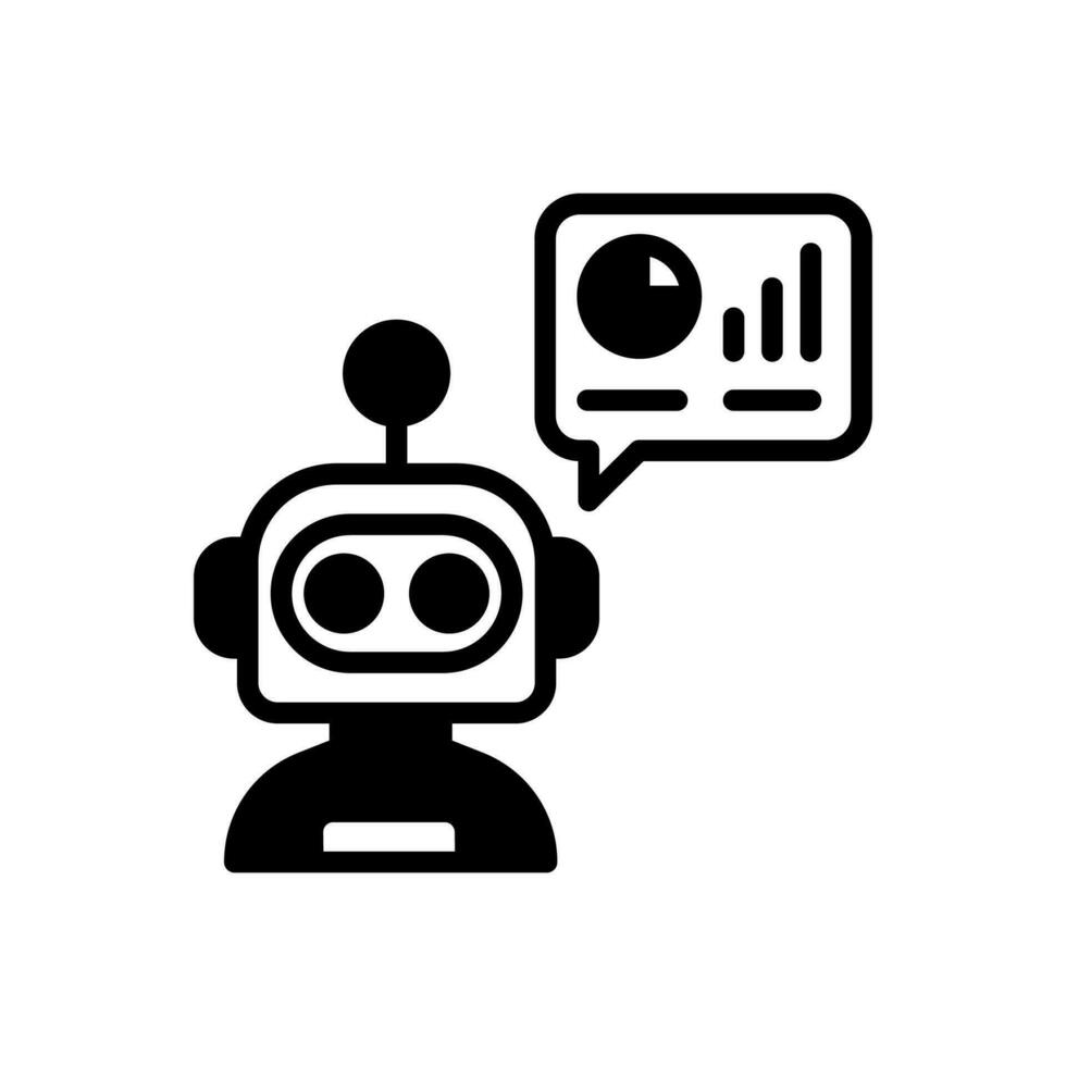 AI Data Prediction icon in vector. Illustration vector