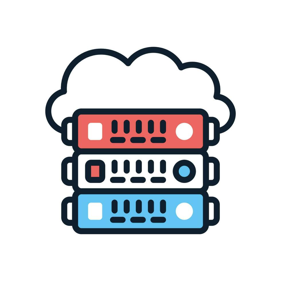 Cloud Computing icon in vector. Illustration vector