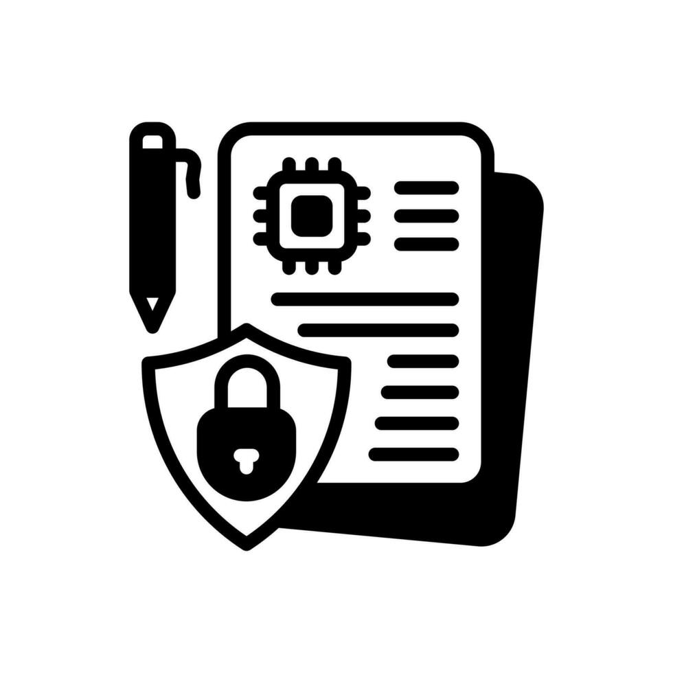 Confidential Data icon in vector. Illustration vector