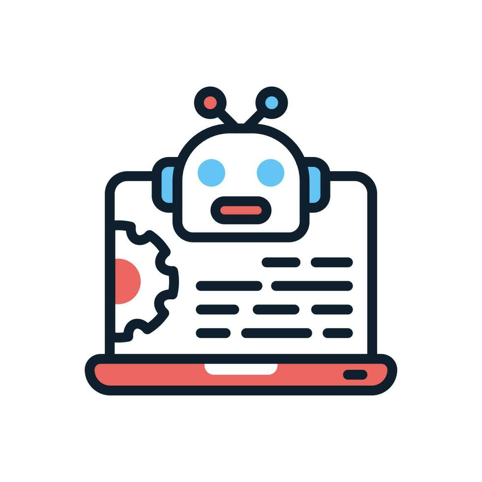 ai administración icono en vector. ilustración vector