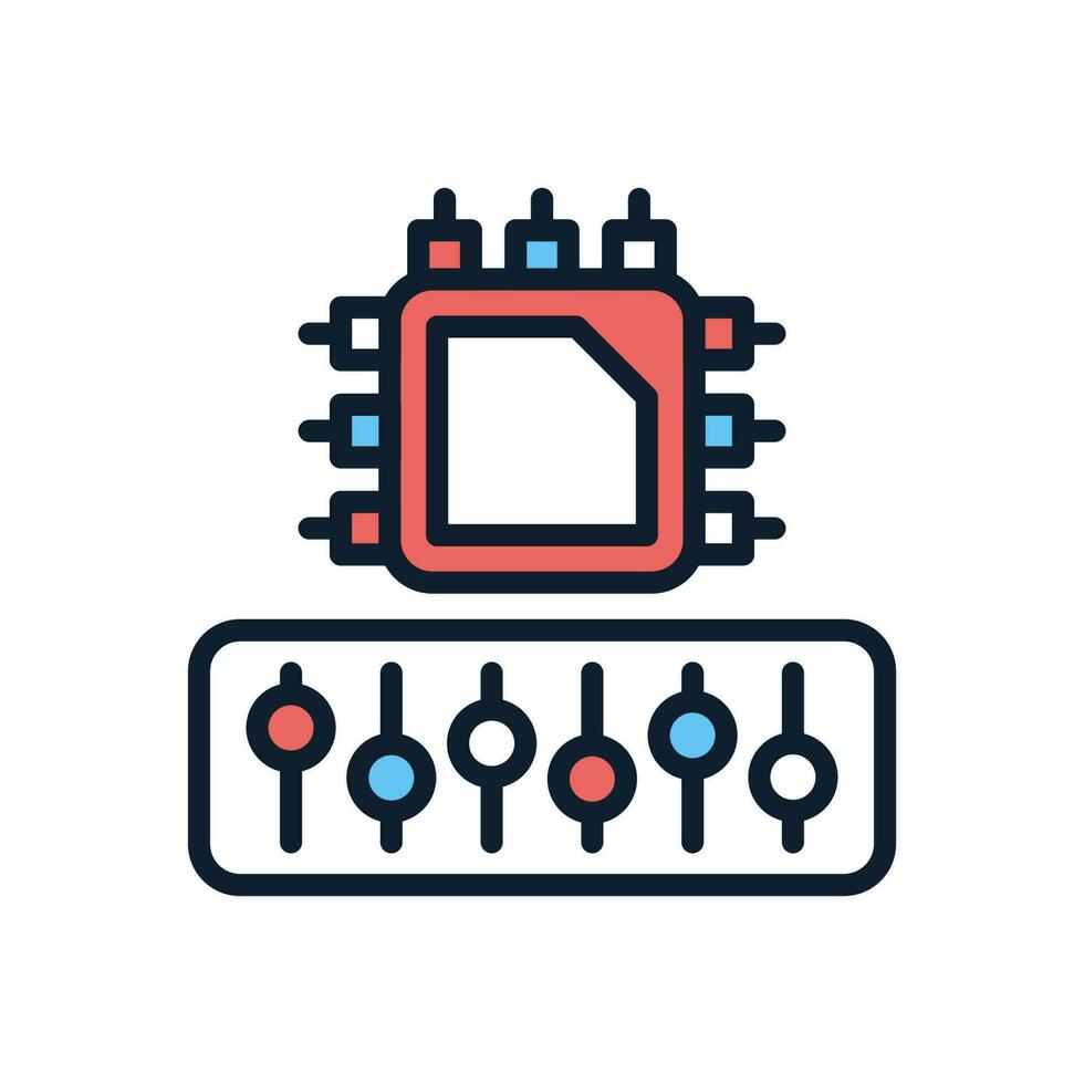 Intelligent Control icon in vector. Illustration vector