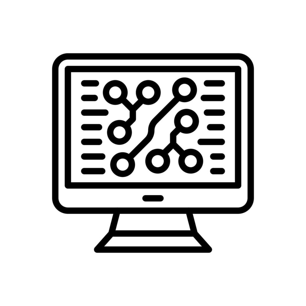 Deep Learning icon in vector. Illustration vector