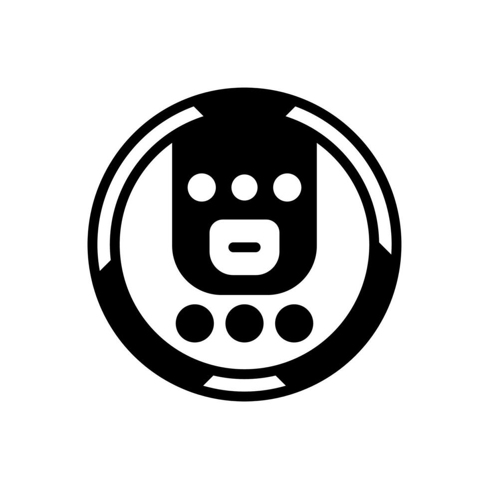 Vacuum Robot icon in vector. Illustration vector