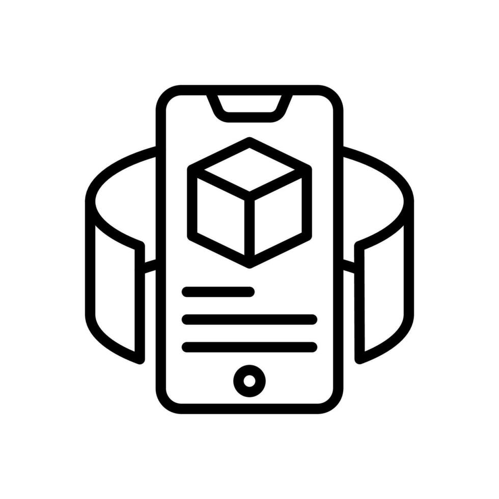 Augmented Reality icon in vector. Illustration vector