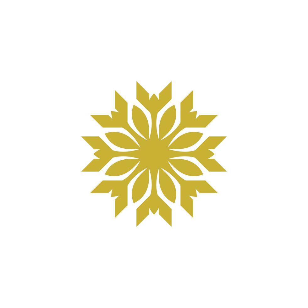 Vector icon simple logo with pointed corners