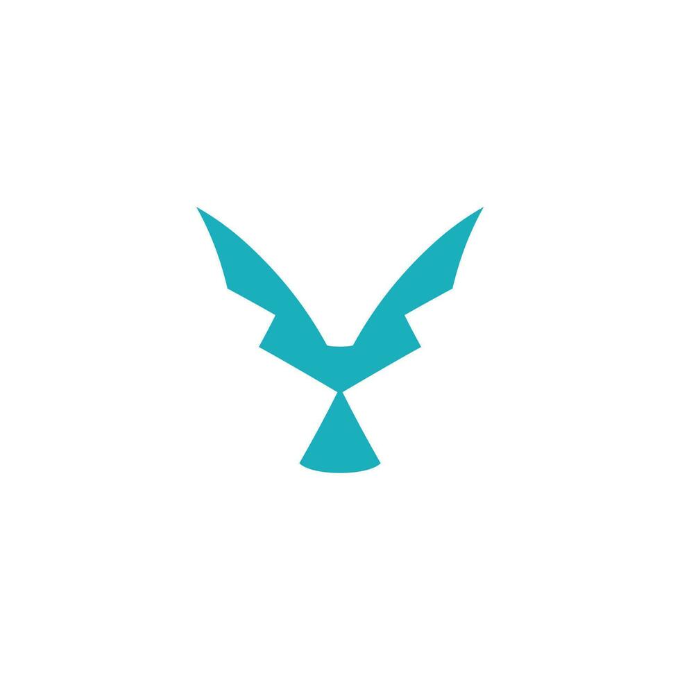 Bird logo Vector icon luck symbol flying bird symbol