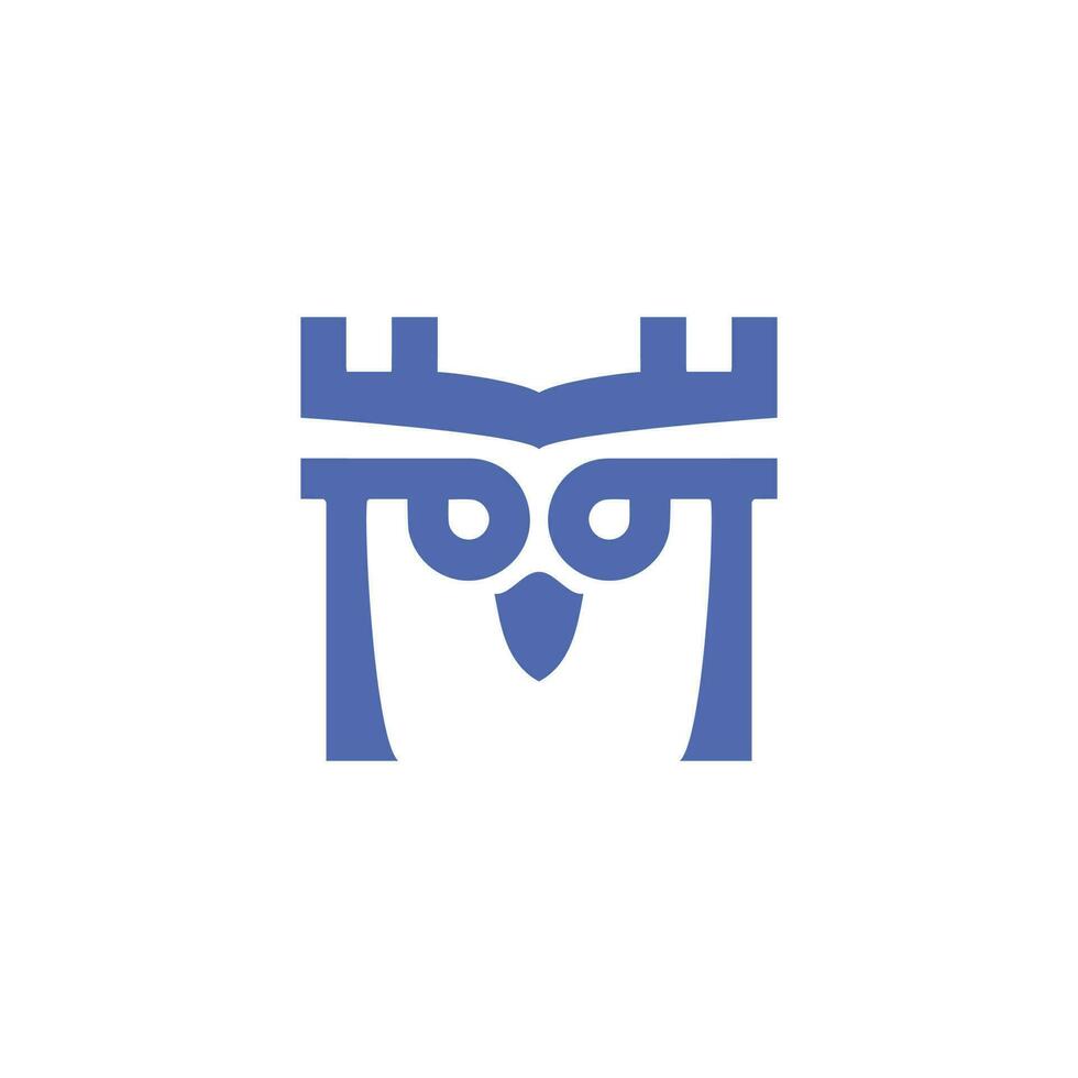 búho logo y símbolo animal valores vector ilustración