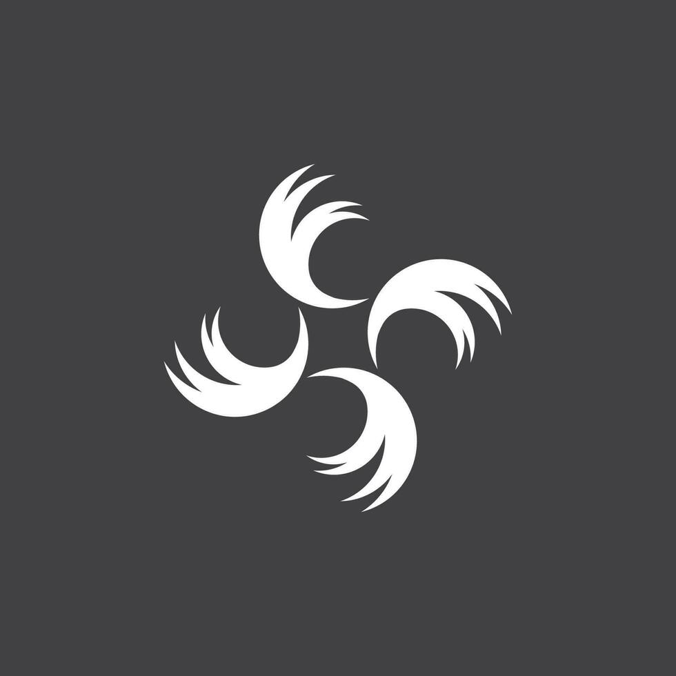 Vortex vector design illustration icon logo template