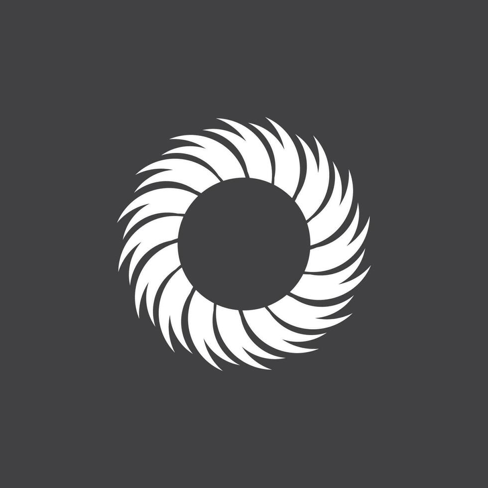 Vortex vector design illustration icon logo template