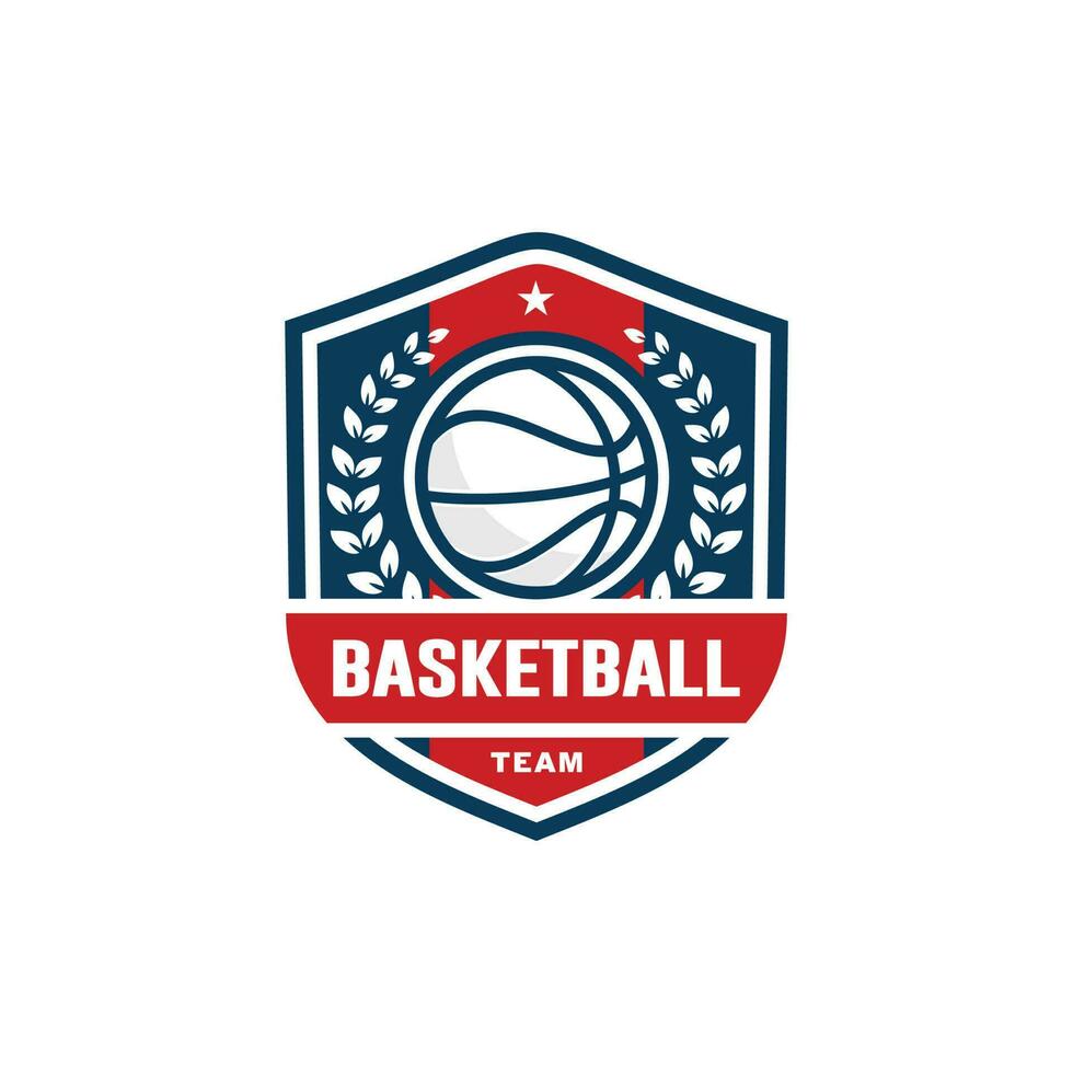 Basketball logo design vector illustration