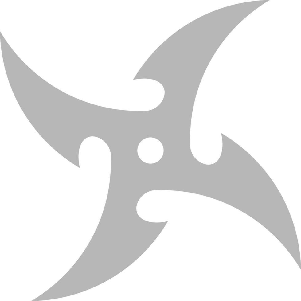 Shuriken icon vector image. Suitable for mobile apps, web apps and print media.