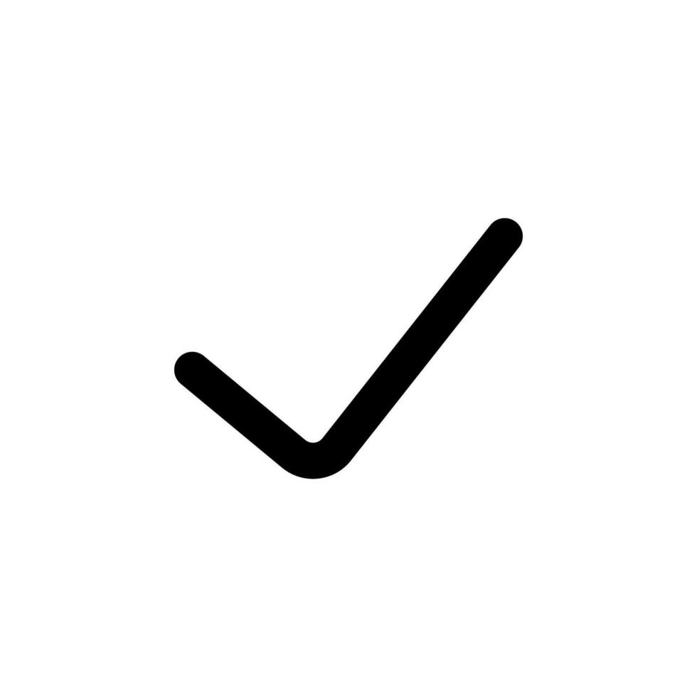 checked mark vector icon illustration