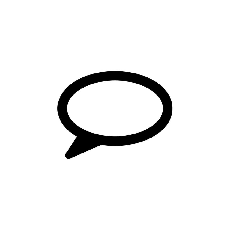 speech bubble vector icon illustration