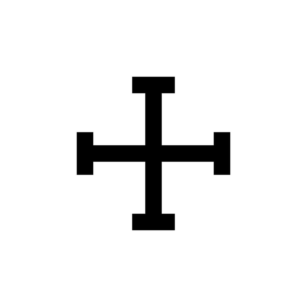 cross patent vector icon illustration