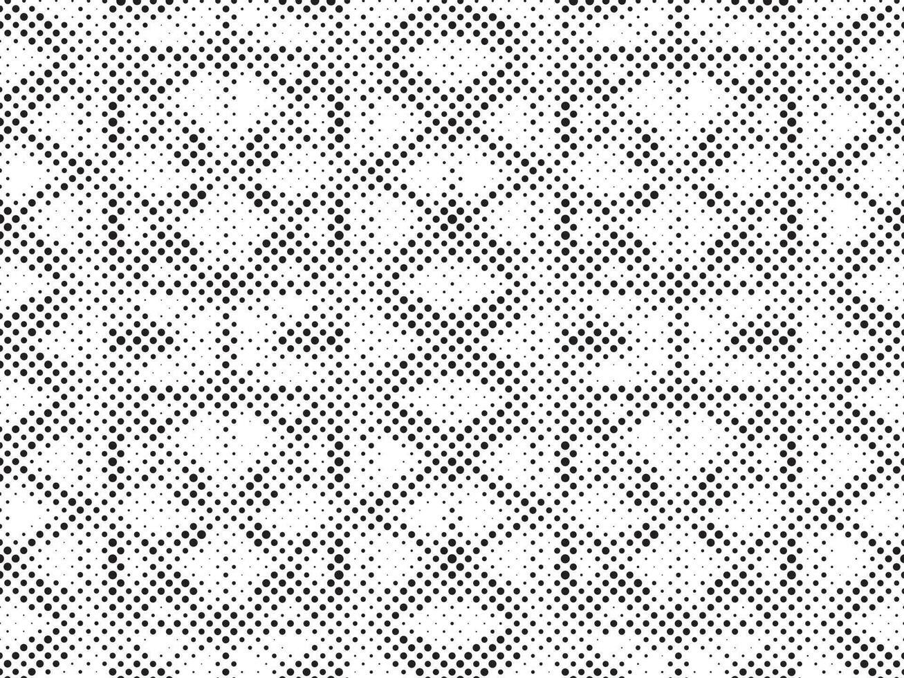 negro y blanco trama de semitonos red. moderno minimalista geométrico modelo vector