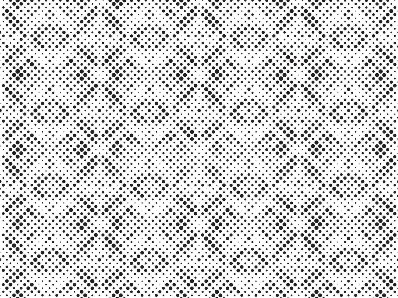 Black and White Halftone Grid. Modern Minimalist Geometric Pattern vector