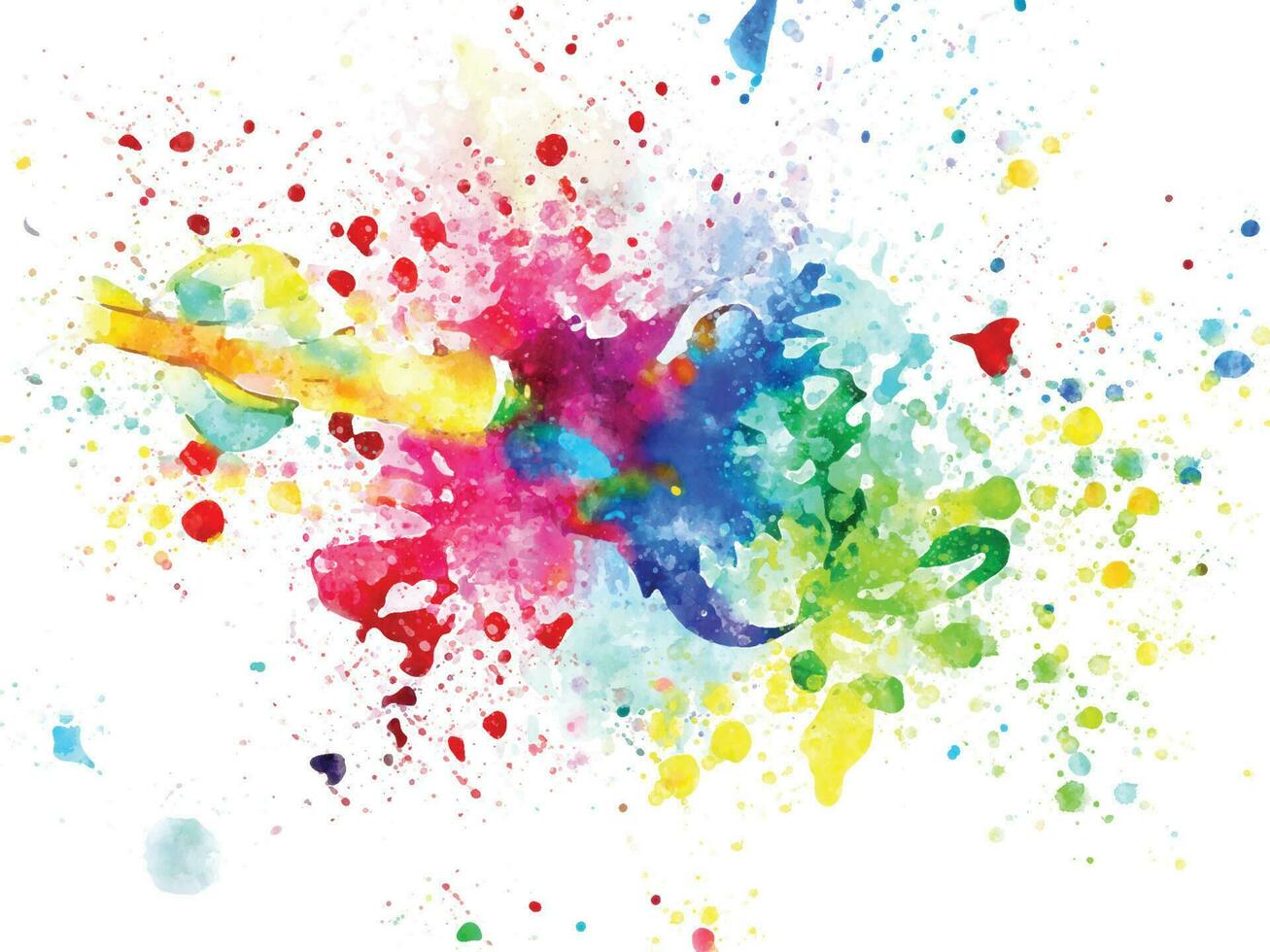 Dynamic Color Splash Background vector