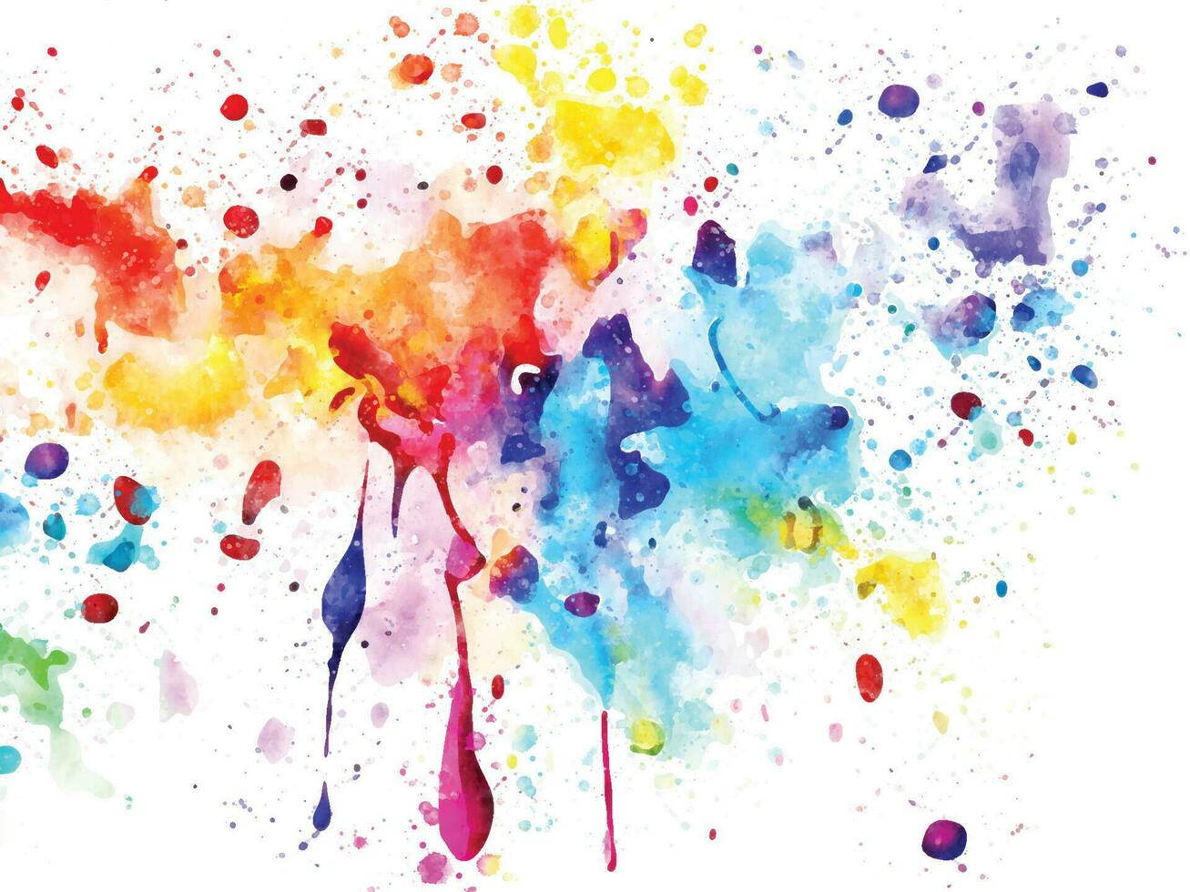 Dynamic Color Splash Background vector