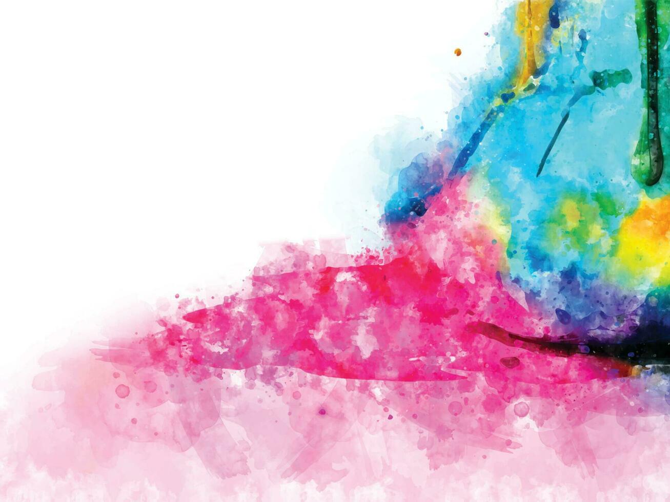 Colorful Abstract Watercolor Background vector