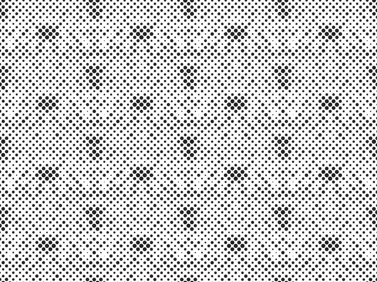 Black and White Halftone Grid. Modern Minimalist Geometric Pattern vector