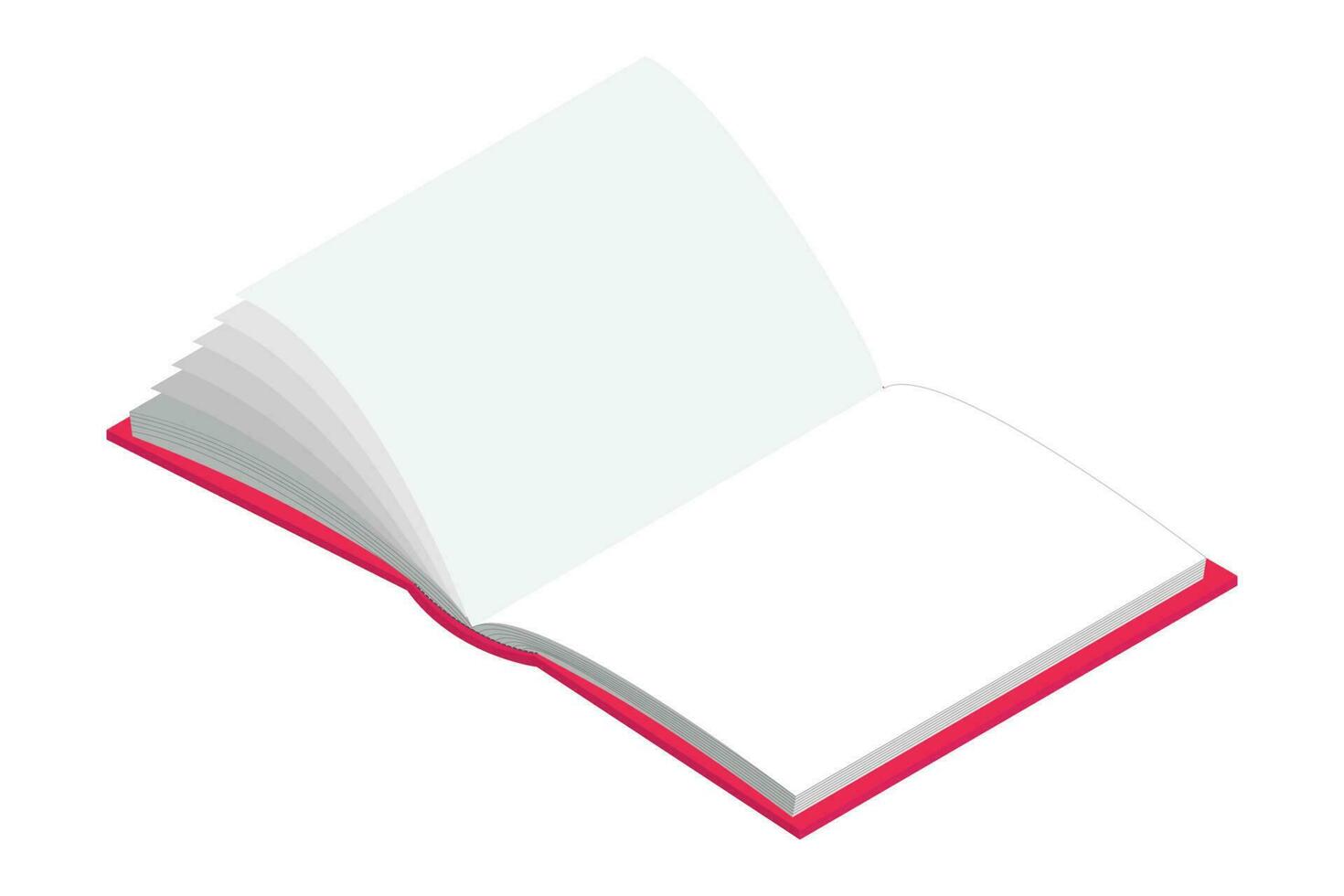 blanco libro icono vector