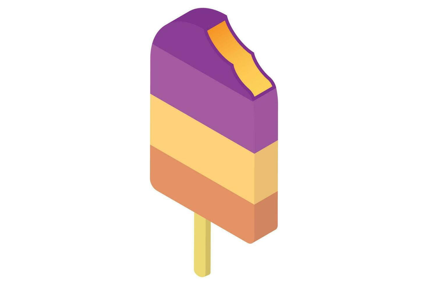 icono de helado vector